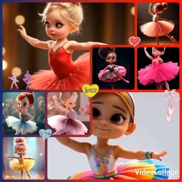 Ballet Characters in Colorful Costumes