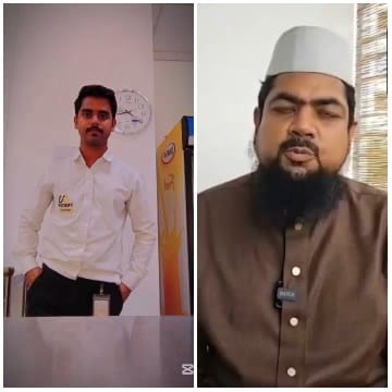 Two Men in Different Settings