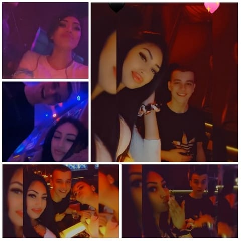 Young People Enjoying Nightlife Together
