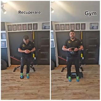 Man's Progress in Two Workouts