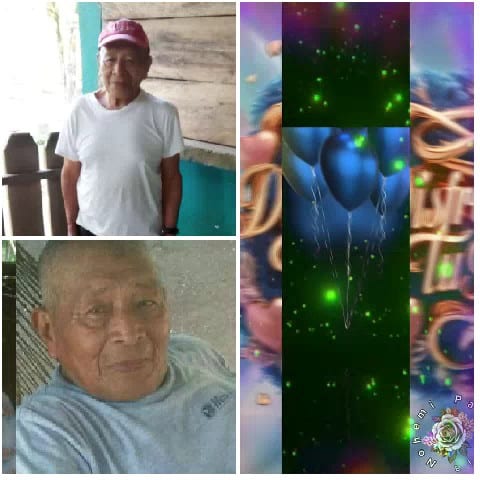 Older Man with Colorful Background