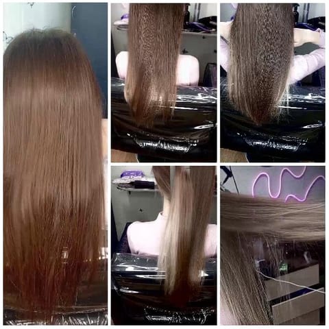 Salon Hair Treatment Results