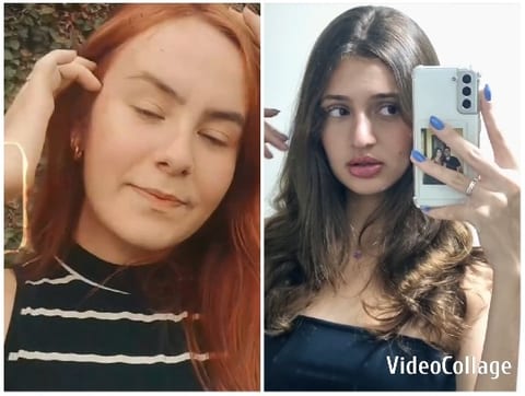 Women Posing and Taking Selfies