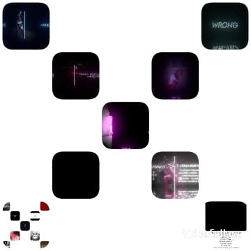 Grid of Dark Aesthetic Thumbnails