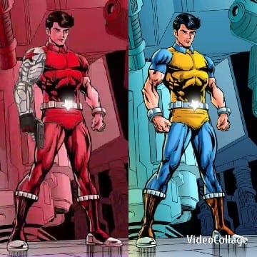 Illustrated Superheroes in Action