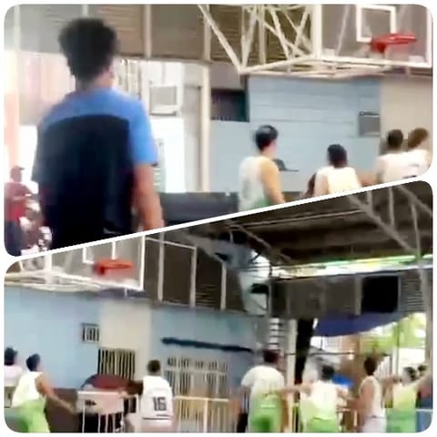 Basketball Game in Progress