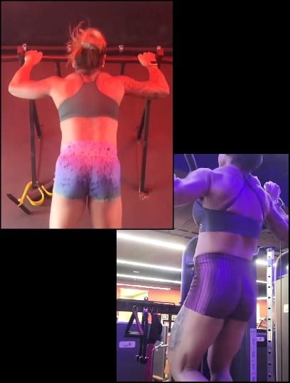 Pull-Up Exercises at the Gym