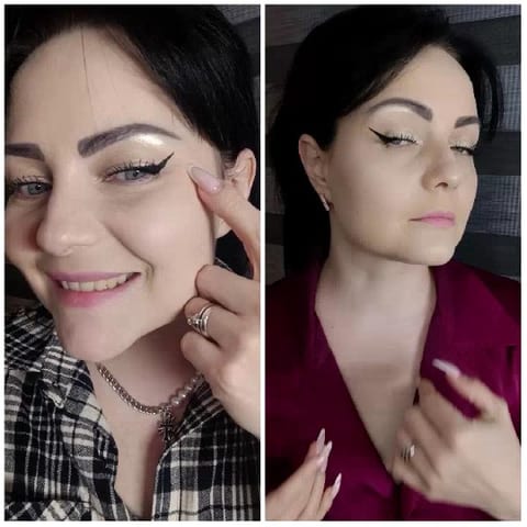 Makeup Transformations of a Woman