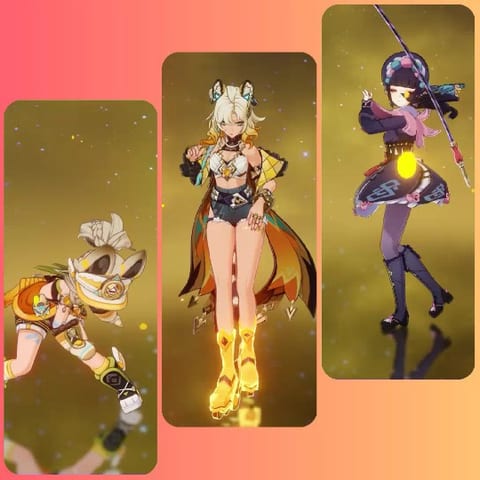 Three Unique Animated Characters