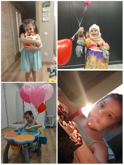 Children Celebrating with Balloons