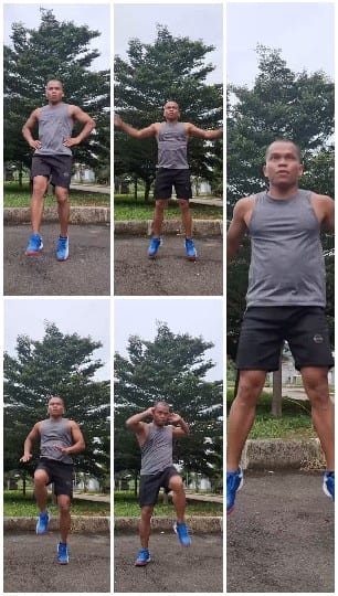 Man Exercising Outdoors