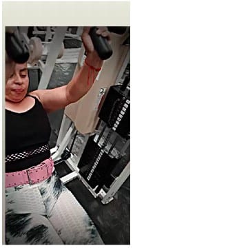 Exercising on Gym Machine