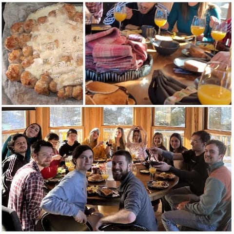 Gathering Around a Dining Table