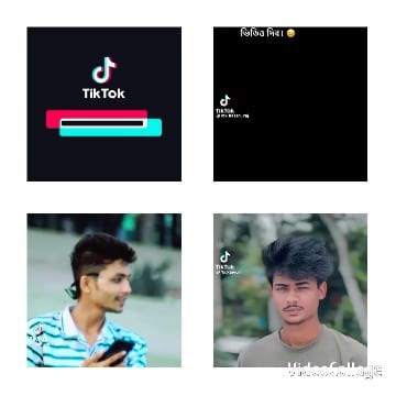 TikTok Logo and Young Men