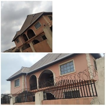 Large House with Cloudy Sky