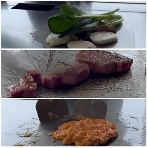 Cooking Fresh Ingredients and Steak