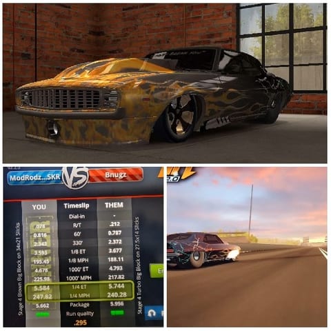 Customized Car and Racing Scene