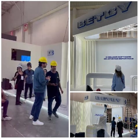 BETBY Trade Show Booth Setup