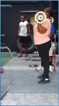 Weightlifting in a Gym