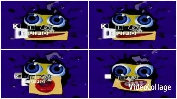 Cartoon Face on Purple Background