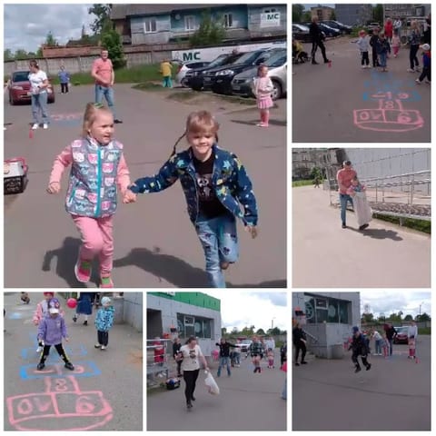 Community Playground Activities Montage