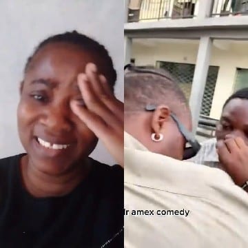 Smiling Person and Playful Interaction