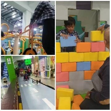 Children Playing in a Play Area