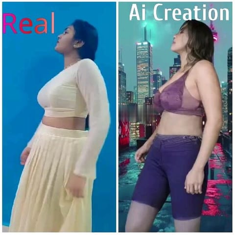 Real vs AI Creation Fashion