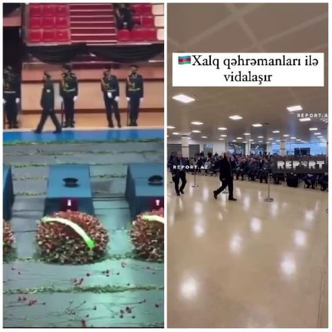 Coffins and Memorial Gathering