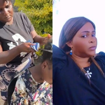 Hair Styling Outdoors and Portrait