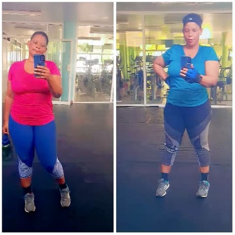 Mirror Selfies Showing Transformation
