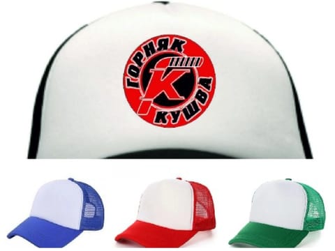 Four Baseball Caps Displayed
