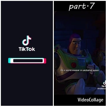 TikTok Logo and Space Ranger Scene