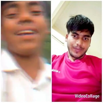 Smiling Person in Blurry and Clear