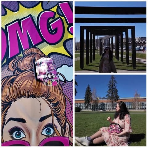 Comic Graphic and Park Walk