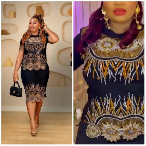 Intricate Dress and Close-Up Details