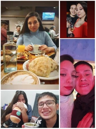 Dining and Smiling with Friends