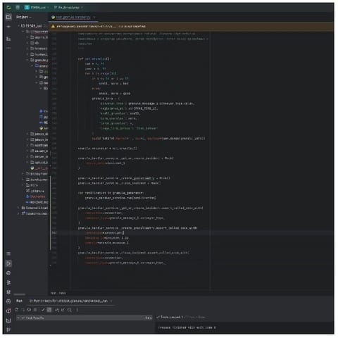 Programming Code on Computer Screen