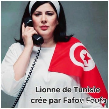 Person Holding Phone Wrapped in Flag