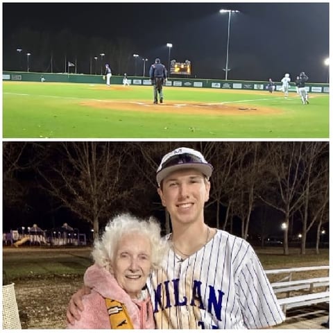 Baseball Game and Family Photo