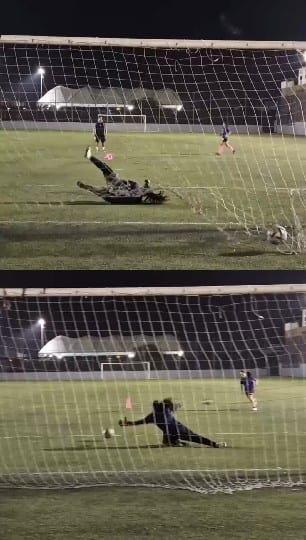 Soccer Field Scenes at Night