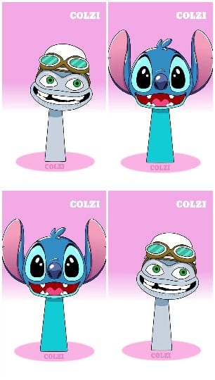 Playful Cartoon Character Variations