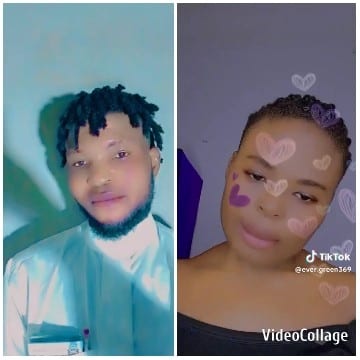 Split-Screen of Two Calm Individuals