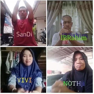 Four Individual Portraits of People