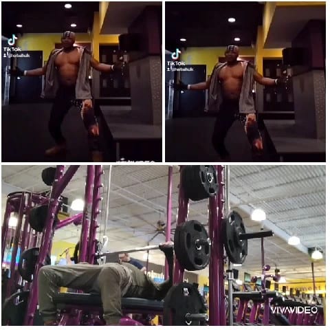 Dancing Man and Gym Lifting