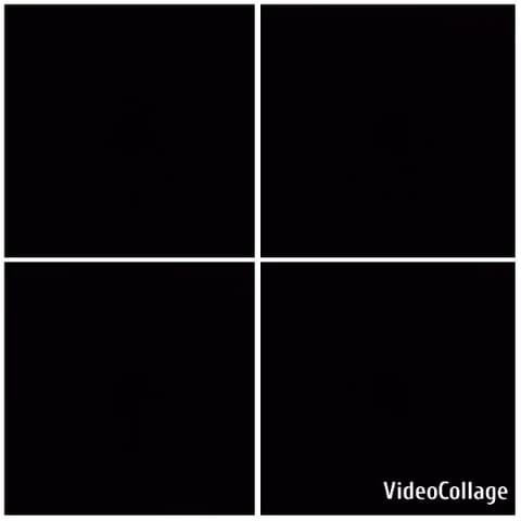 Black Square with Text Overlay