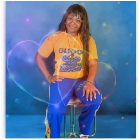 Blue Background with Heart Effects