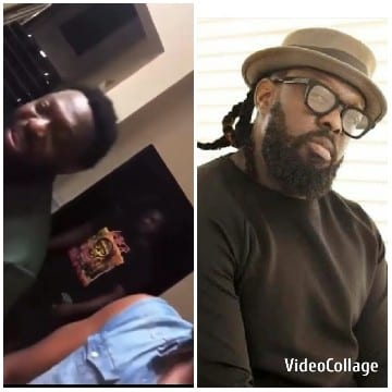 Indoors with Men and Dark Shirt