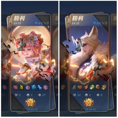 Fantasy Character Cards Display