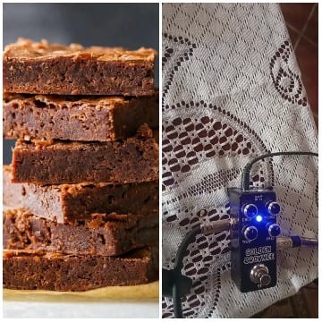 Brownies and Guitar Effects Pedal